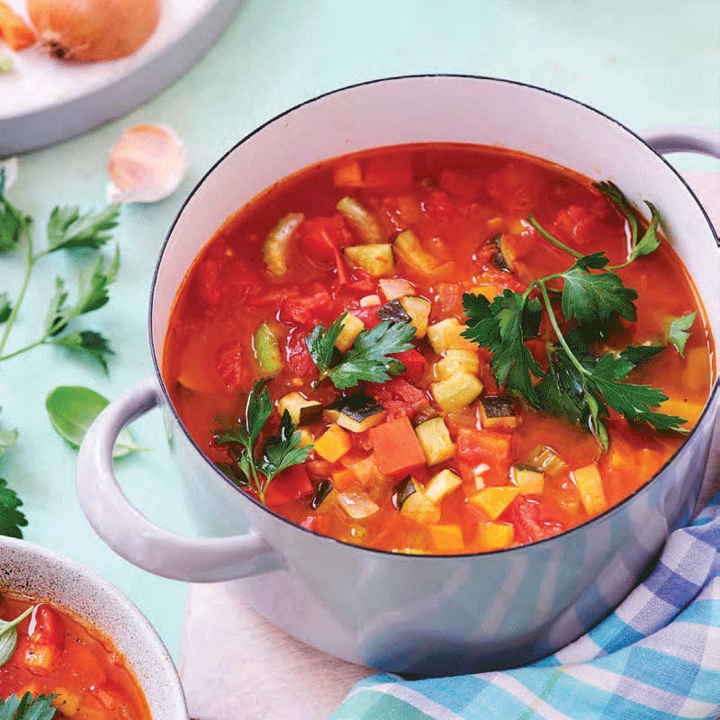 Zero veggie soup