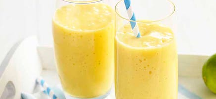 Mango and lime smoothie