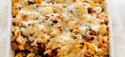 Vegetable pasta bake