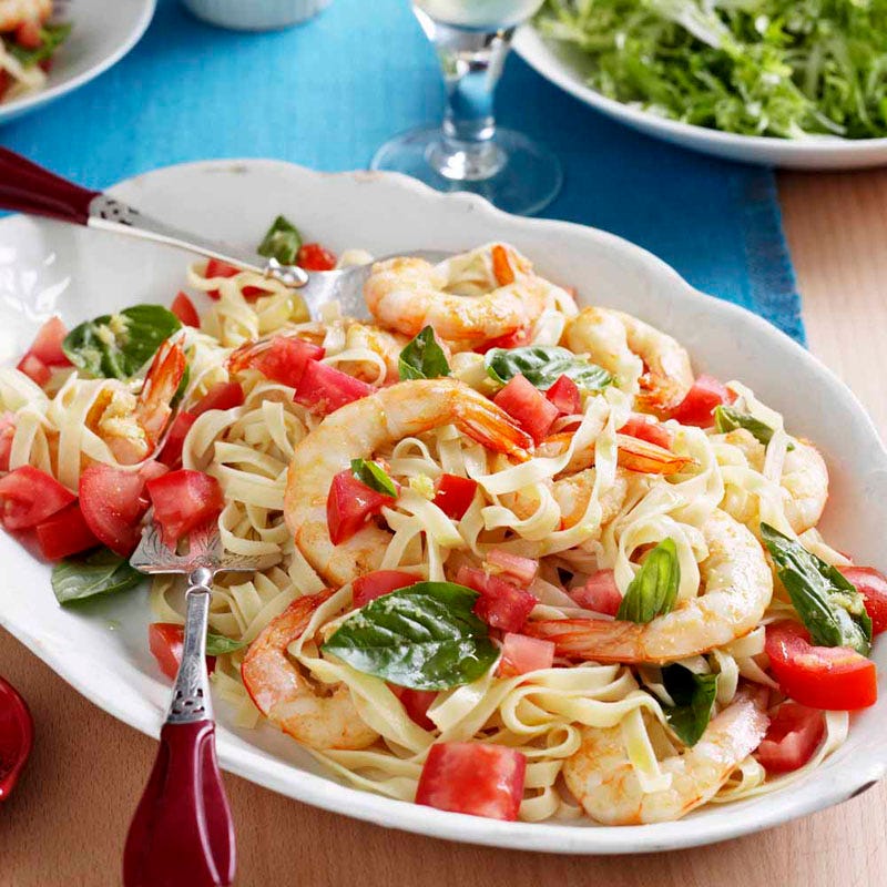 Photo of Prawn and fresh tomato fettuccine by WW