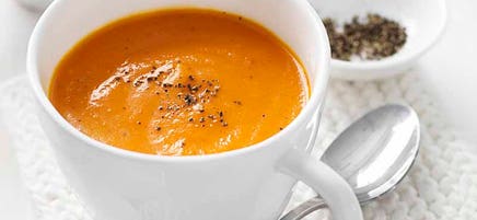 Tomato and carrot soup