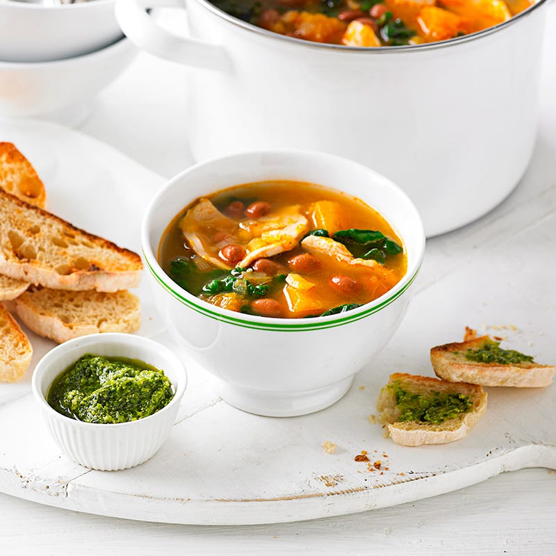Photo of Chicken, pumpkin and bean soup by WW
