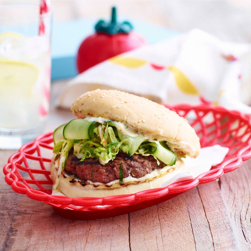 Photo of Korean-style burgers with spicy mayonnaise by WW