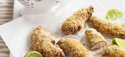 Southern baked chicken with corn