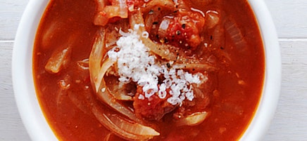 Fennel and tomato soup