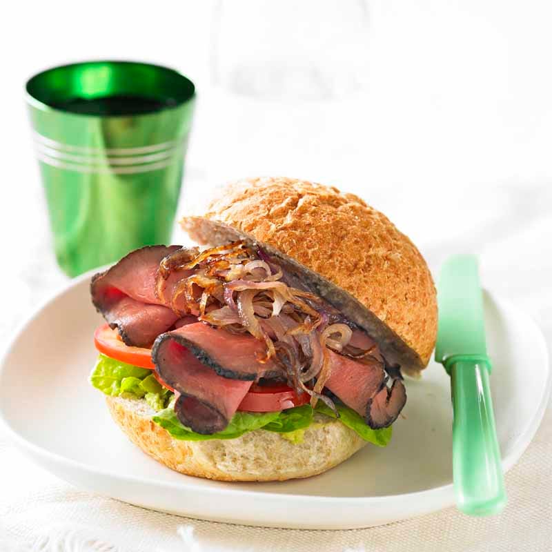 Photo of Roast beef and caramelised onion roll by WW