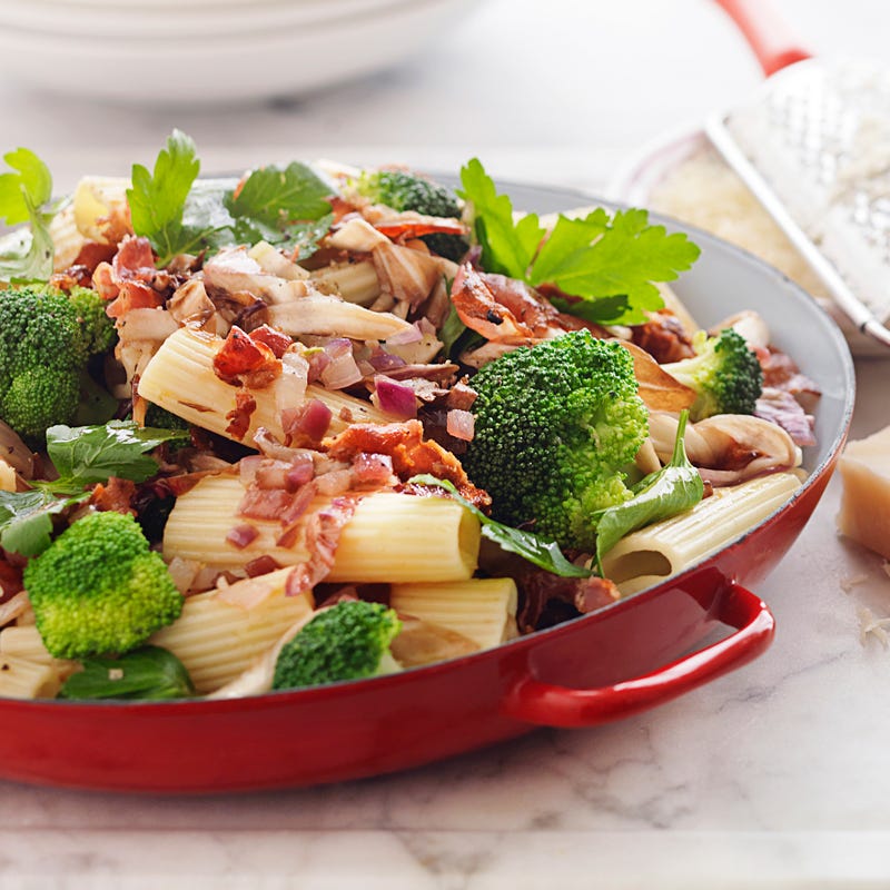 Photo of Rigatoni with pancetta and vegetables by WW