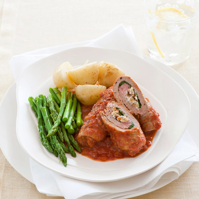 Photo of Spinach and feta veal rolls by WW