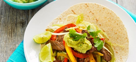 Beef fajitas