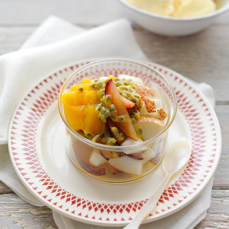 Photo of Fruit salad with passionfruit jelly by WW