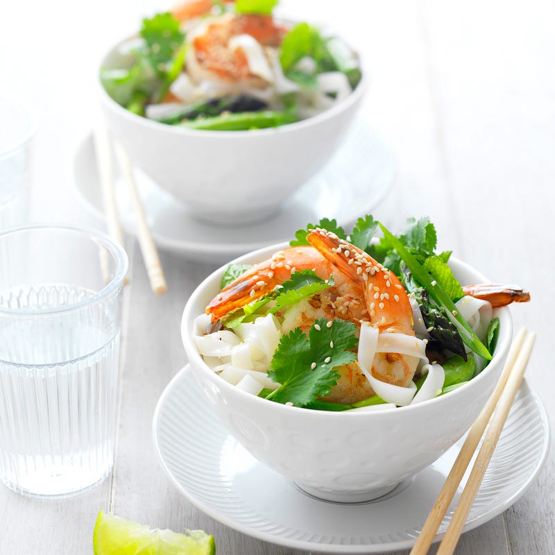 Photo of Warm prawn noodle salad by WW
