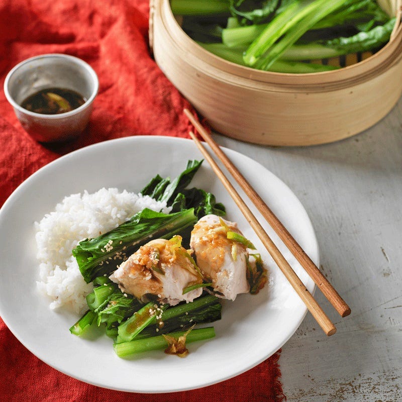 Photo of White-cooked chicken with sesame sauce by WW