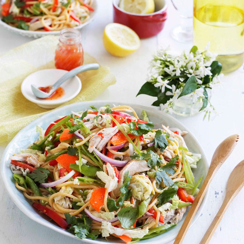 Photo of Barbecued chicken and hokkien salad by WW