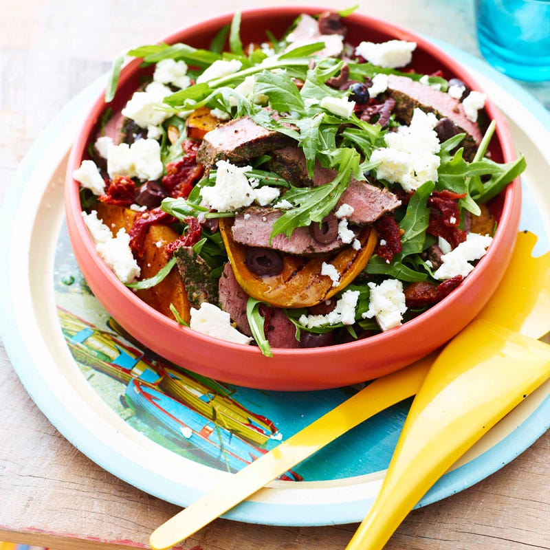 Photo of Greek-style lamb with sun-dried tomato and feta crumble by WW