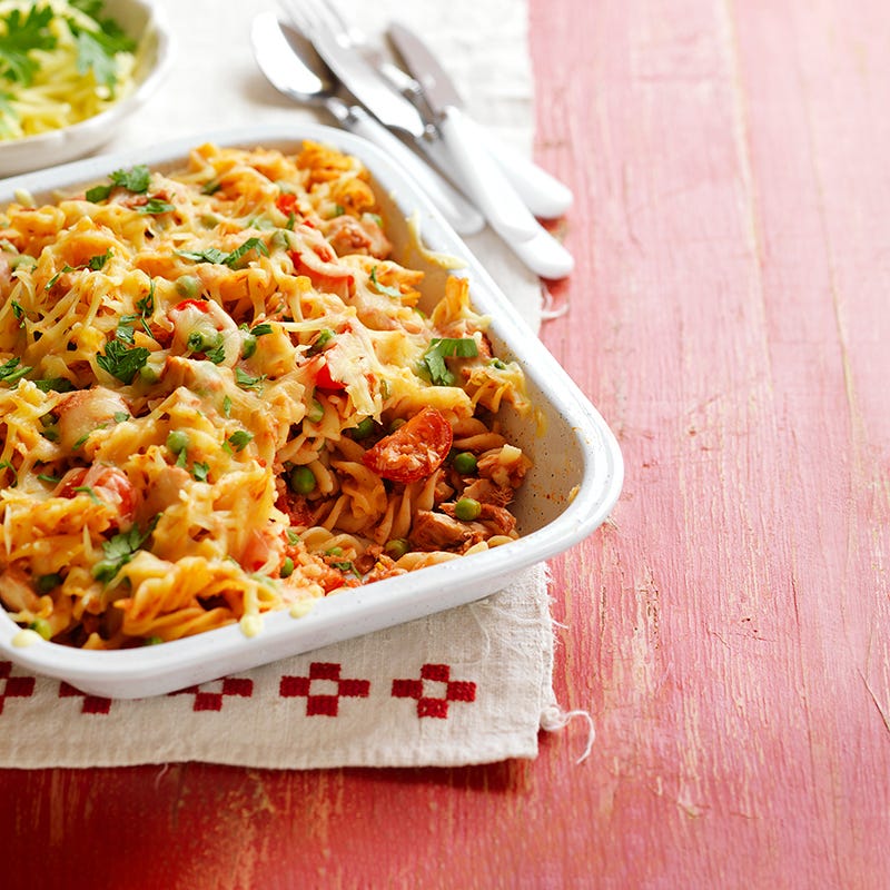 Photo of Tuna, tomato and cheese pasta bake by WW