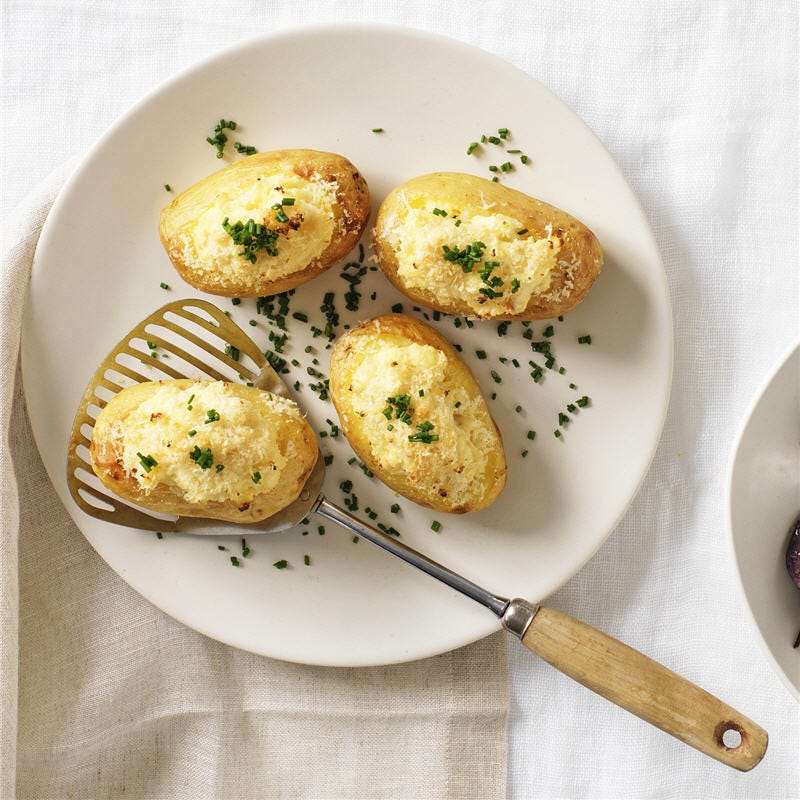 Photo of Creamy horseradish jacket potatoes by WW