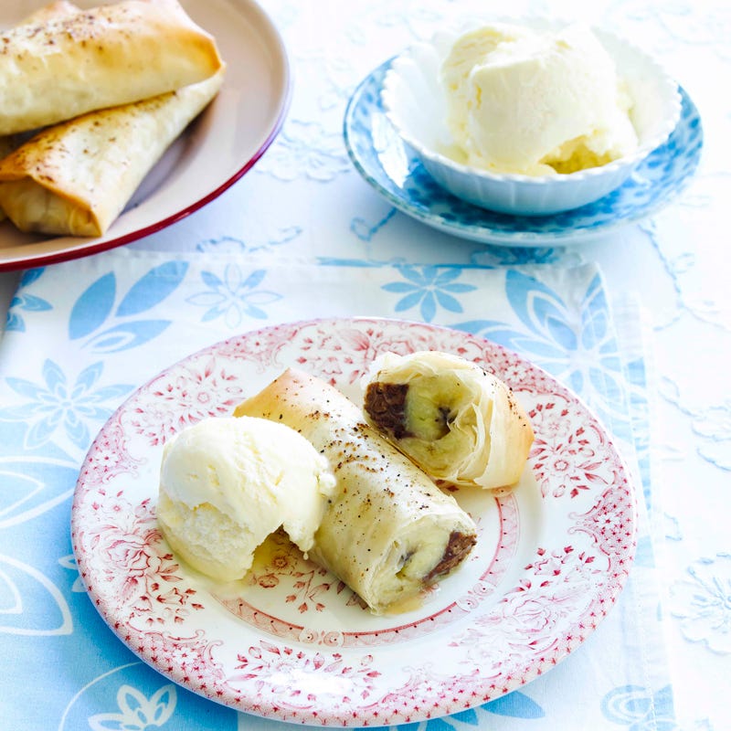 Photo of Banana chocolate filo parcels by WW