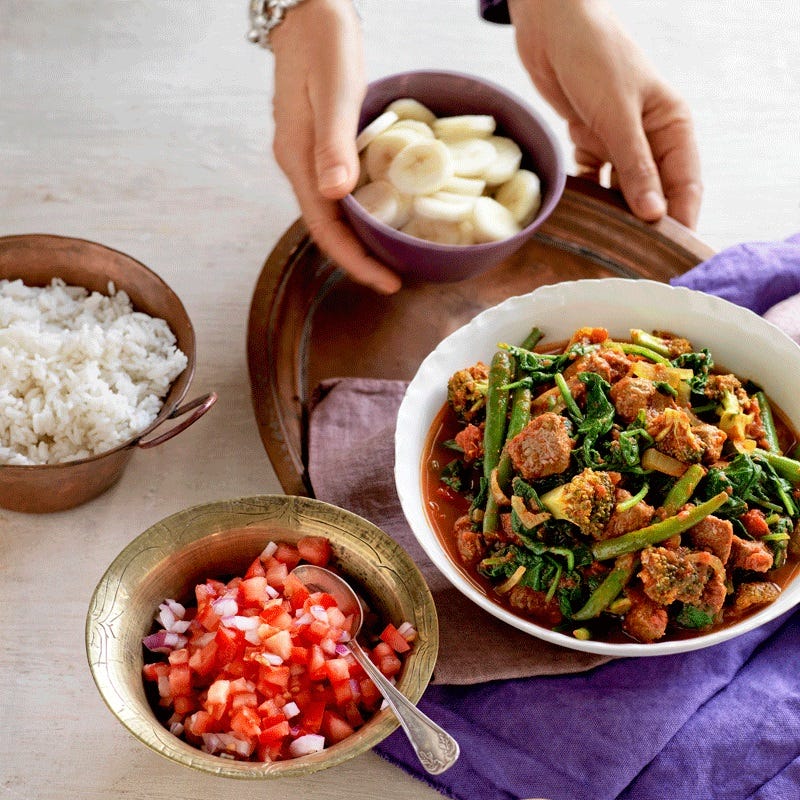 Photo of Saag gosht (lamb and spinach curry) by WW