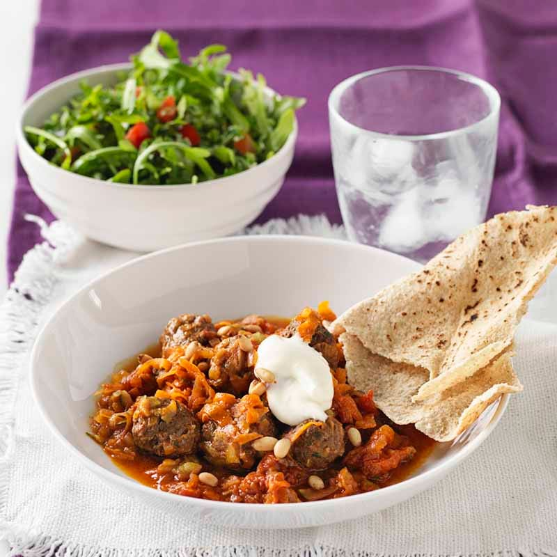 Photo of Middle Eastern beef meatballs by WW