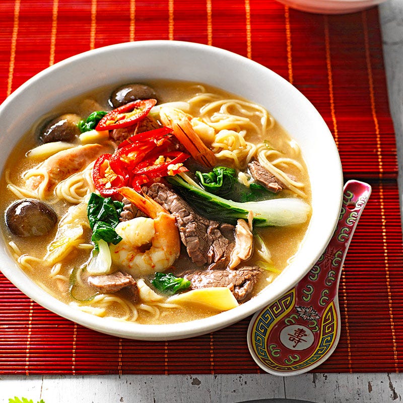 Combination long soup