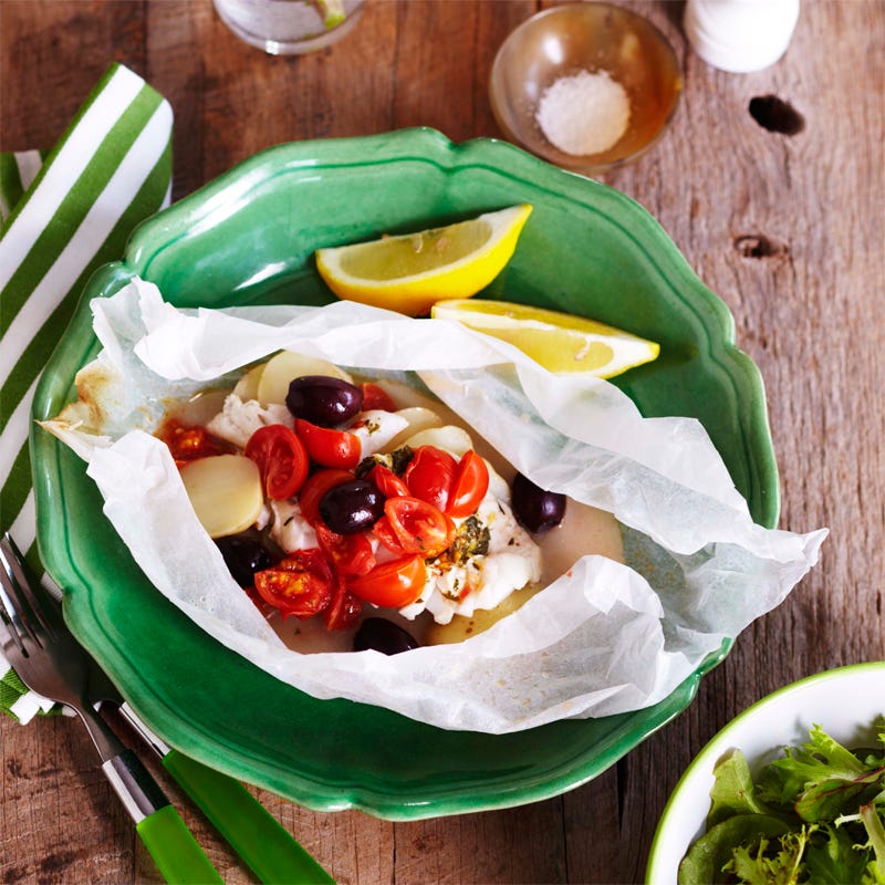 Photo of Greek baked fish parcels by WW