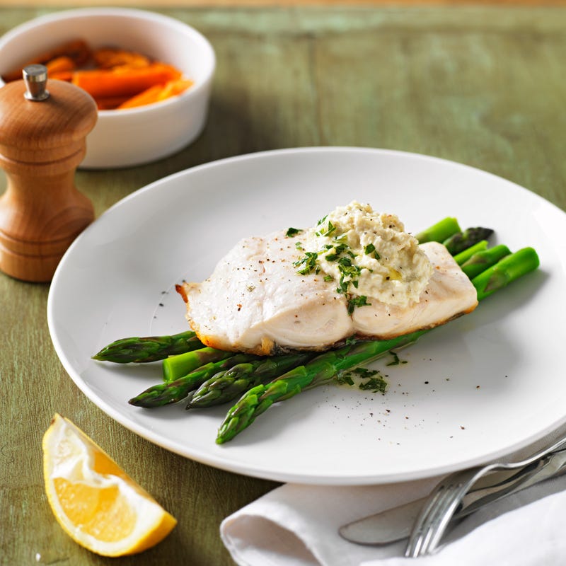 Photo of Crispy skin fish with artichoke puree by WW