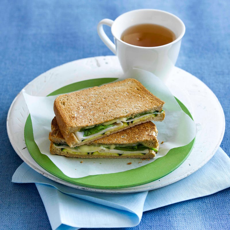 Photo of Roast turkey, horseradish and spinach toastie by WW