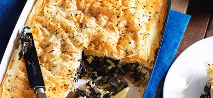 Spinach and feta pie