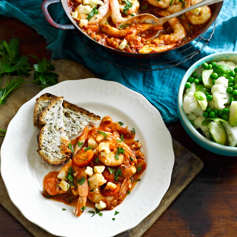 Photo of Roasted saganaki prawns by WW