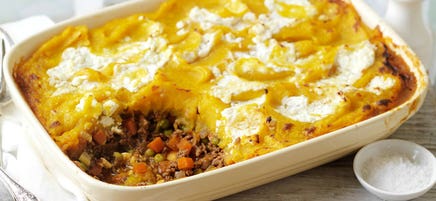 Beef and pumpkin cottage pie