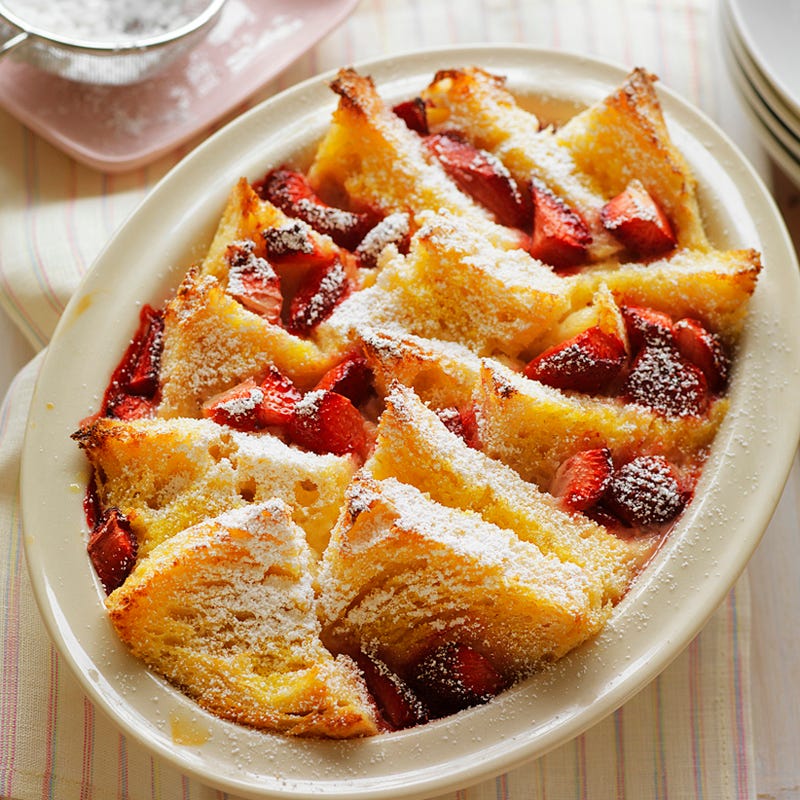 Photo of Strawberry bread and butter pudding by WW