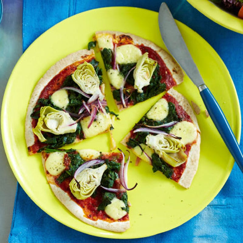 Photo of Artichoke and spinach pizza by WW