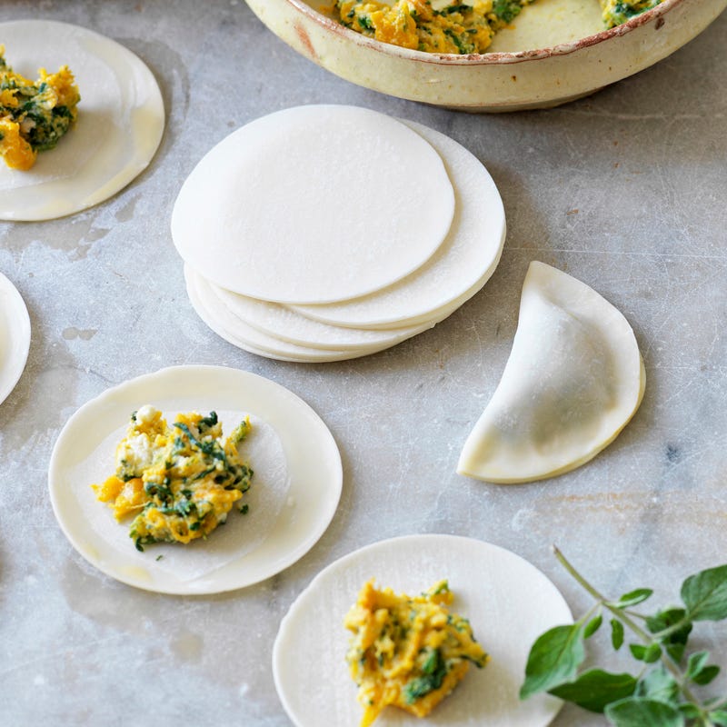 Photo of Roast pumpkin, spinach and ricotta ravioli by WW