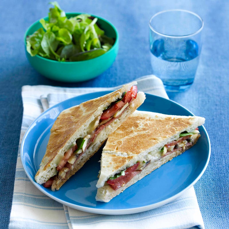 Photo of Salami, tomato and basil toastie by WW