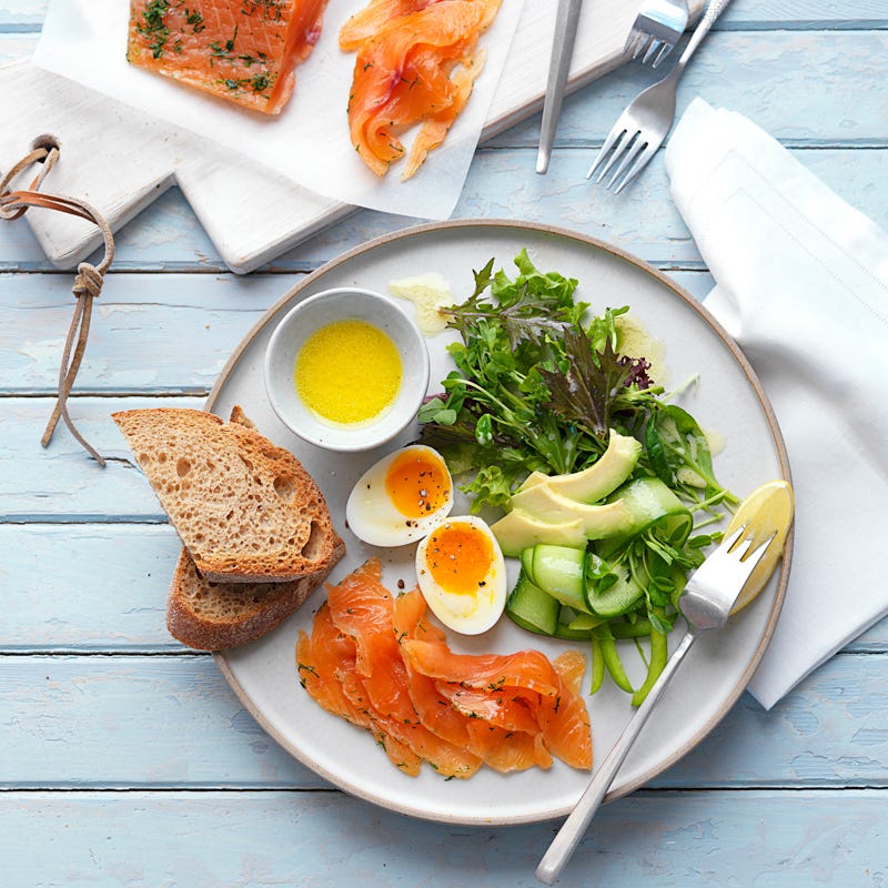 Gravlax salad