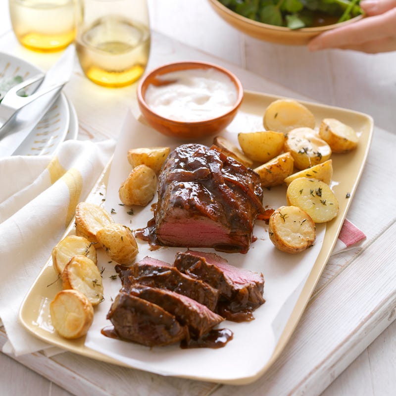 Photo of Caramelised onion and pepper beef fillet by WW