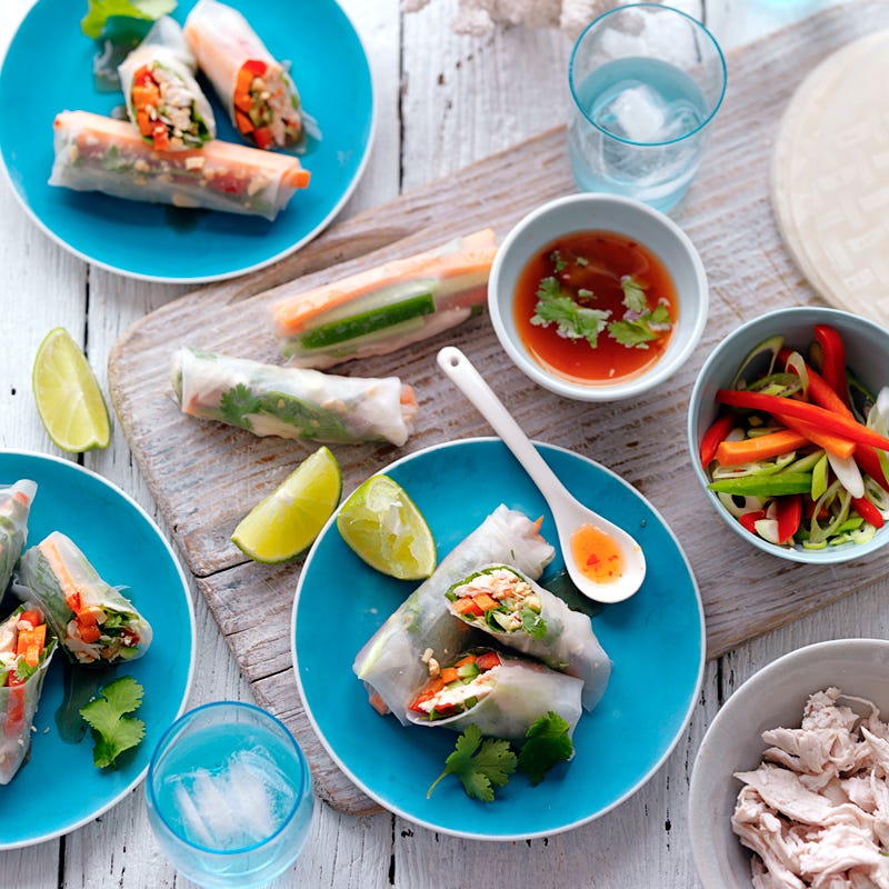 Photo of Chicken rice paper rolls by WW
