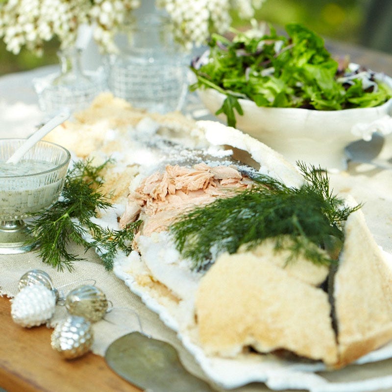 Photo of Salt-crusted salmon by WW