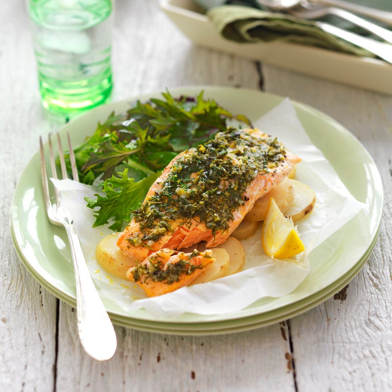 Photo of Barbecued salmon parcels by WW