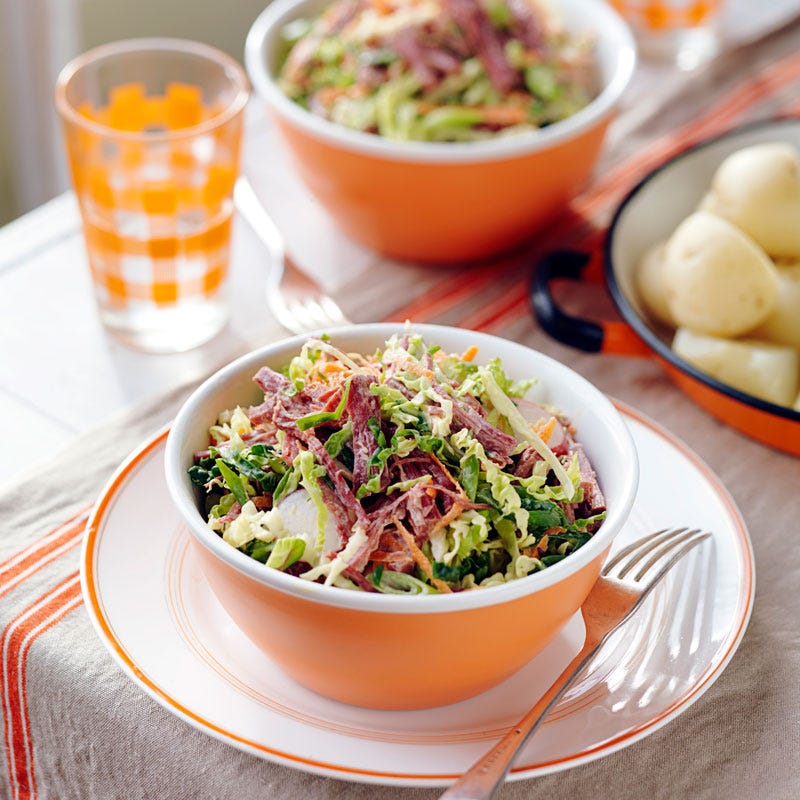 Photo of Corned beef and coleslaw salad by WW