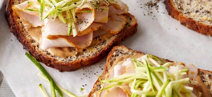 Asian turkey sandwich