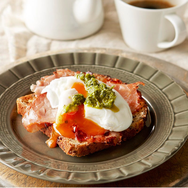 Photo of Poached green eggs and ham by WW