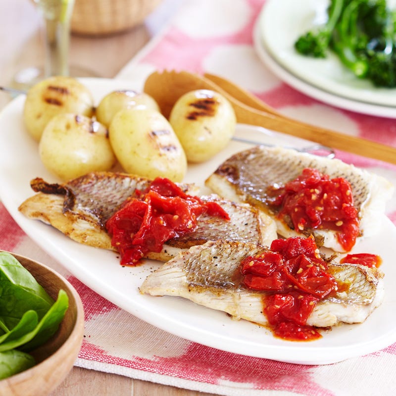 Photo of Snapper with sweet tomato relish by WW