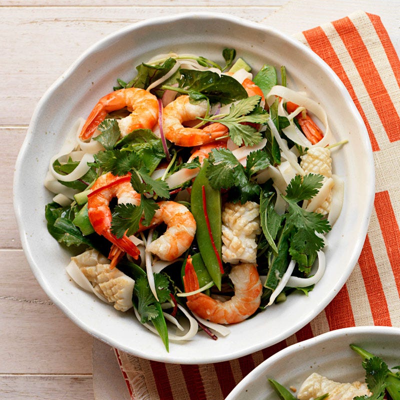 Photo of Asian-style seafood salad by WW