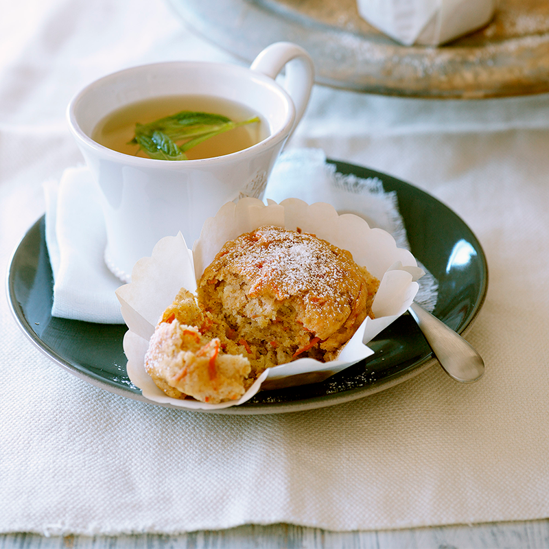 Carrot and banana muffins