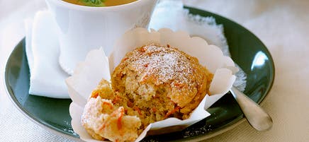 Carrot and banana muffins