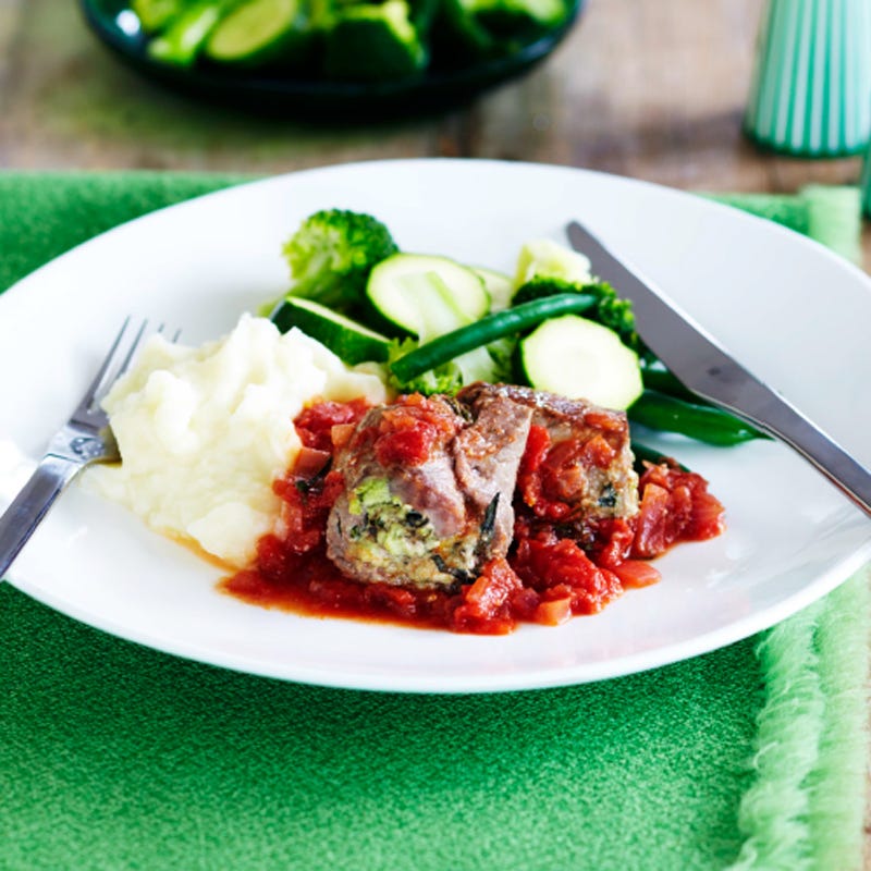 Photo of Veal, ricotta and basil pesto rolls by WW