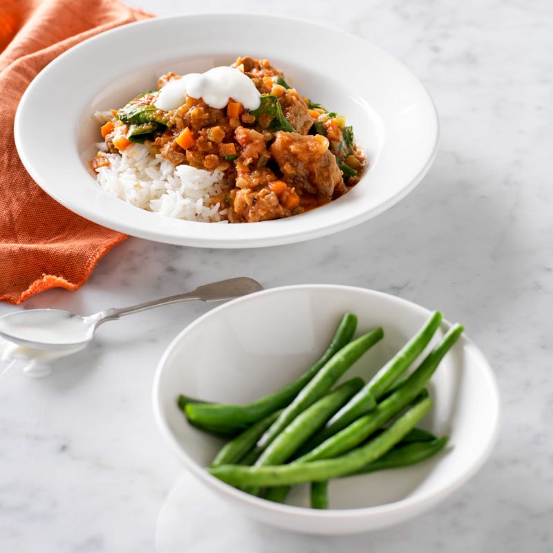 Photo of Slow-cooked lamb and spinach curry by WW