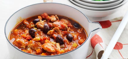 Quick chicken cacciatore