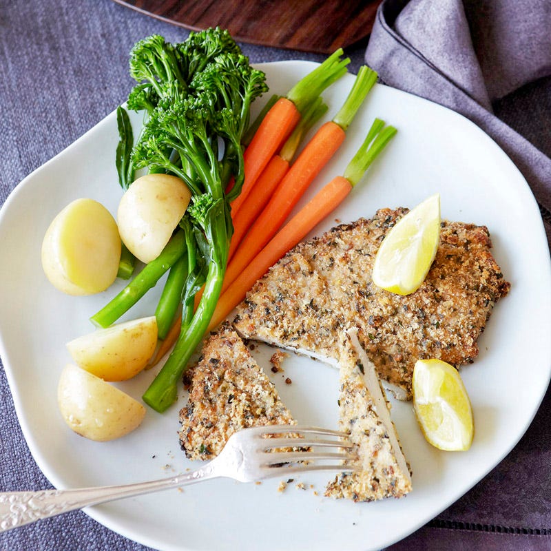 Photo of Oven baked chicken schnitzel by WW
